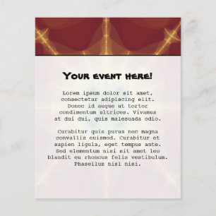 Flyer Superstar - Arte fractal