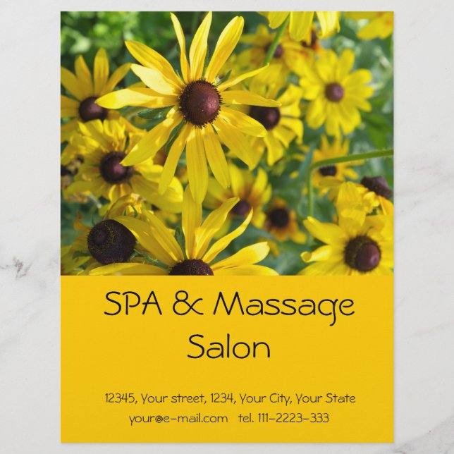 Flyer Susan de ojos negros (Frente)