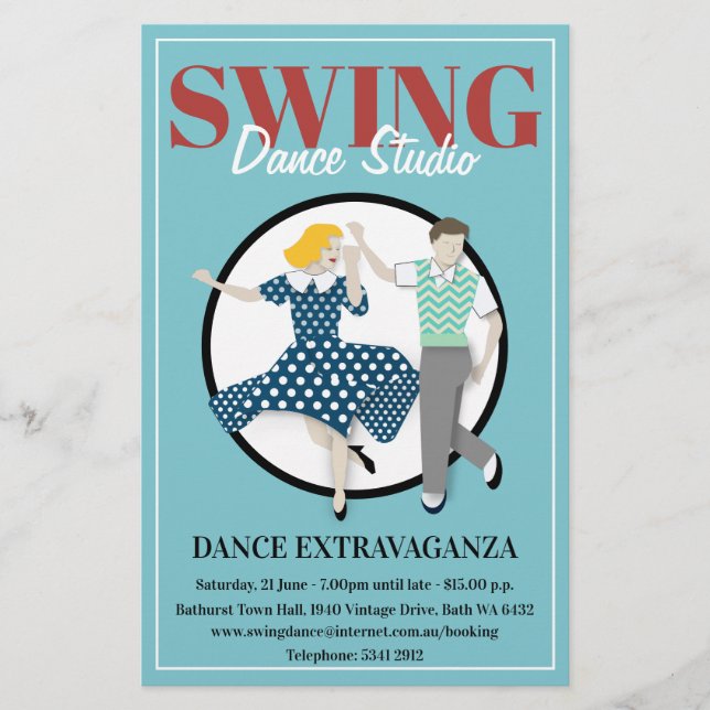 Flyer Swing Dance (Frente)