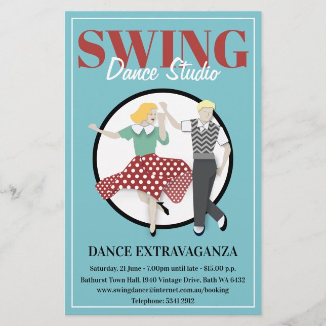Flyer Swing Dance (Frente)