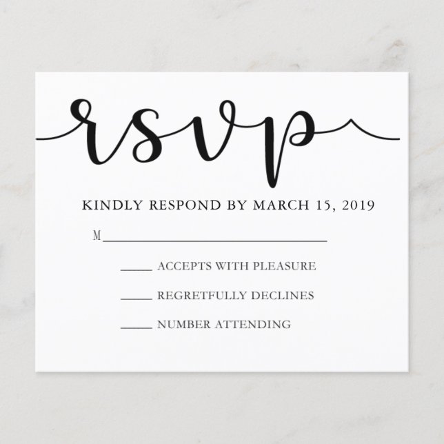 Flyer Swirl RSVP | Budget (Frente)