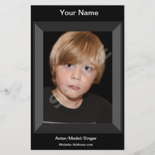 Flyer Tarjeta Comp/Zed para niños de dos caras modelo co