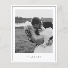 Flyer Tarjeta de agradecimiento cuadrada de fotógrafo mi