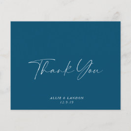 Flyer Tarjeta de agradecimiento de la Marina de Presupue