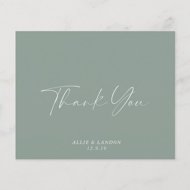 Flyer Tarjeta de agradecimiento de otoño del presupuesto (Frente)