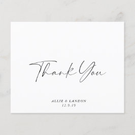 Flyer Tarjeta de agradecimiento de presupuesto