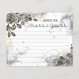 Flyer Tarjeta de consejo de rosas negras para regalo de 