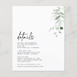 Flyer Tarjeta de detalles