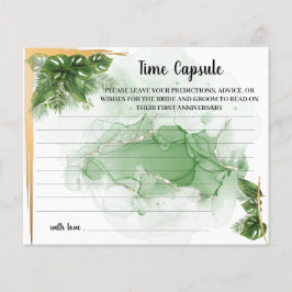 Flyer Tarjeta de ducha Tropical PalmTime Capsule Advance