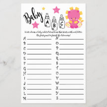 TARJETA DE JUEGO DE BABY SHOWER DE LION BABY