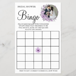 Flyer Tarjeta de juego de Bingo para Despedida de Solter