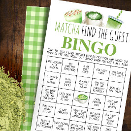 Flyer Tarjeta de juego de bingo para encontrar al invita