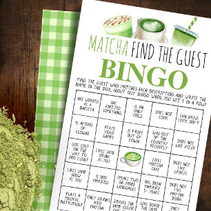 Flyer Tarjeta de juego de bingo para encontrar al invita