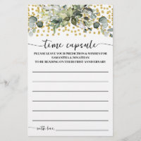 Tarjeta de juego Eucalyptus Gold Time Capsule Adva
