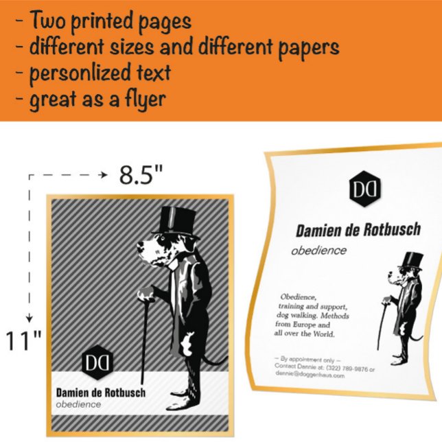 Flyer Tarjeta de lujo con borde dorado para escuelas de  (Subido por el creador)