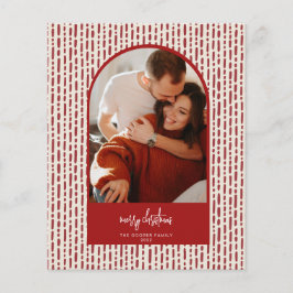 Flyer Tarjeta de Navidades de arco moderno