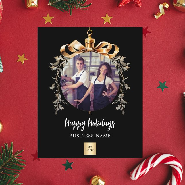 Flyer Tarjeta de Navidades de fotografía de negocios en  (Subido por el creador)