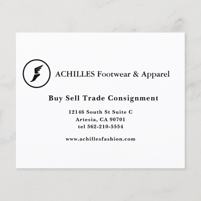 Flyer Tarjeta de presentación estándar de 3,5" x 2,0" (Frente)