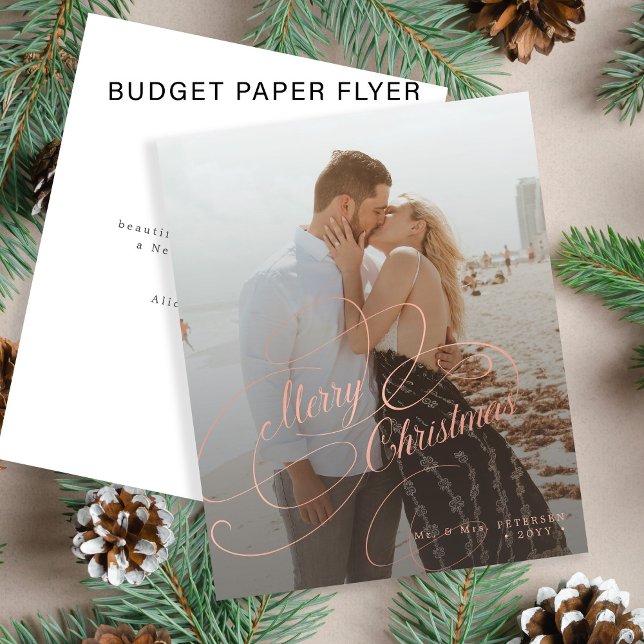 Flyer Tarjeta de vacaciones para Navidades de fotografía (Subido por el creador)