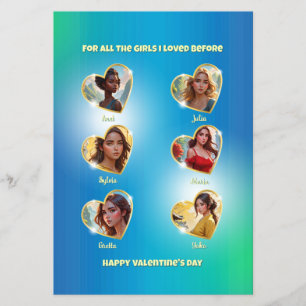 Flyer Tarjeta El día de San Valentín traviesa para solte