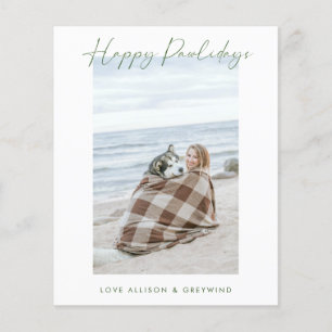 Flyer Tarjeta feliz de Pawlidays