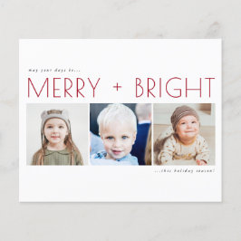 Flyer Tarjeta fotográfica de Navidades de presupuesto Ha