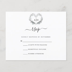 Flyer Tarjeta RSVP de Frost de presupuesto