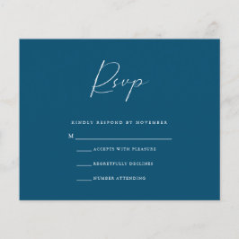 Flyer Tarjeta RSVP de la Marina de Presupuesto