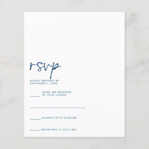 Flyer Tarjeta RSVP de PRESUPUESTO