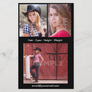 Flyer Tarjetas comp. de imágenes en los encabezados que