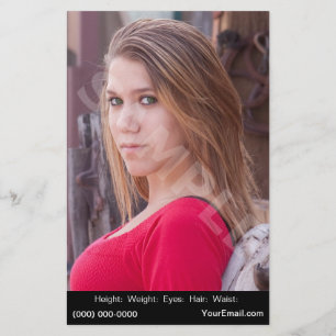 Flyer Tarjetas comp. modelo de captura de pantalla plana