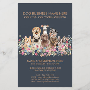 Flyer Tarjetas conmemorativas artísticas para mascotas