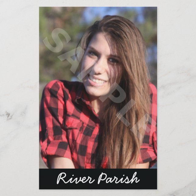 Flyer Tarjetas de Fotos de Modelos y Actores (Frente)
