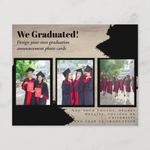 Flyer Tarjetas de Invitación de GRADUACIÓN DE Collages d