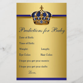 Flyer Tarjetas de juego de predicción de consejos de Bab