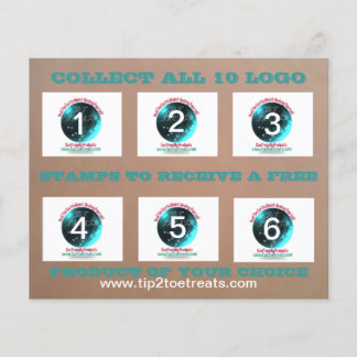 Flyer Tarjetas de sello/cupón