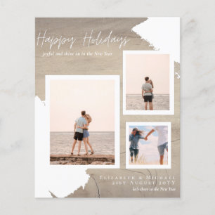 Flyer Tarjetas fotográficas de Budget Happy Holidays Res