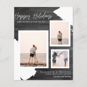 Flyer Tarjetas fotográficas de Budget Happy Holidays Res