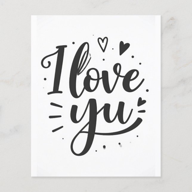 Flyer te amo (Frente)