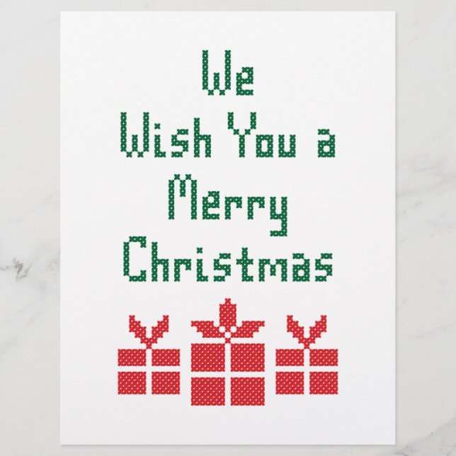 Flyer Te deseamos una Feliz Navidad (Frente)