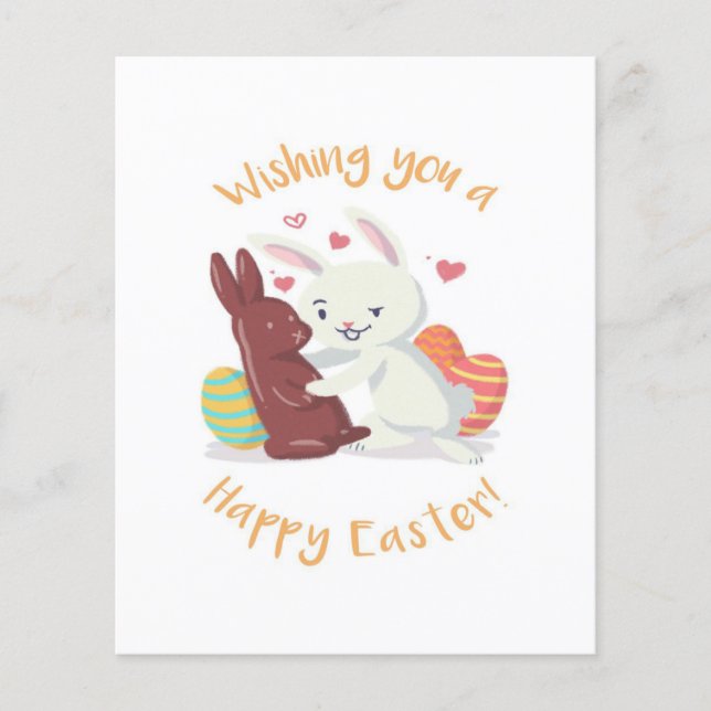 Flyer ¡Te Deseo Una Pascua Feliz! (Frente)