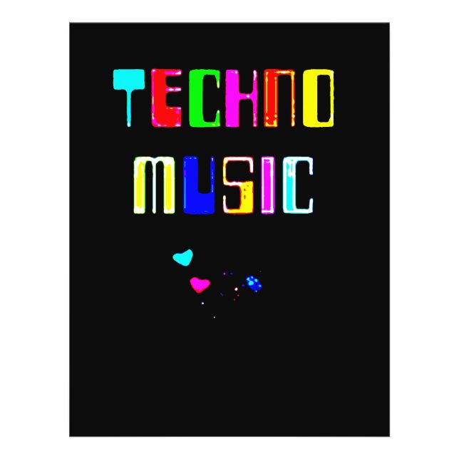 Flyer Techno Music (Frente)