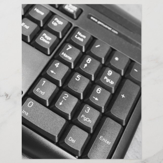 Flyer Teclado de equipo (Frente)