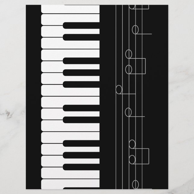 Flyer Teclado de piano (Frente)