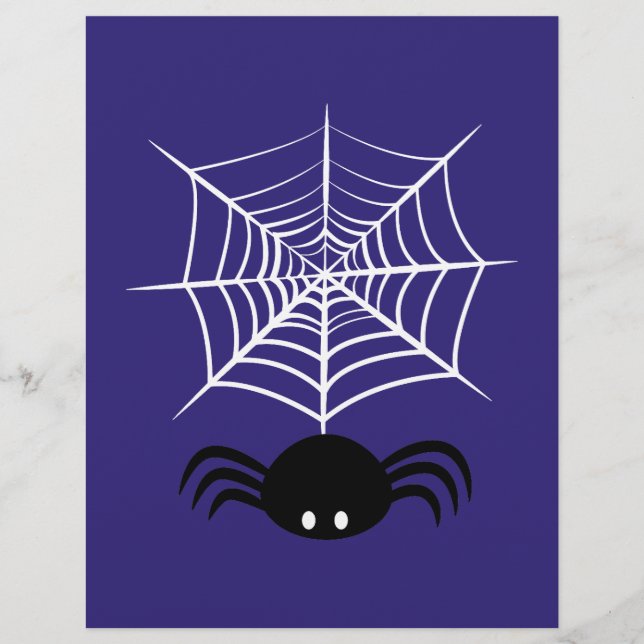Flyer Telaraña de Halloween  (Frente)