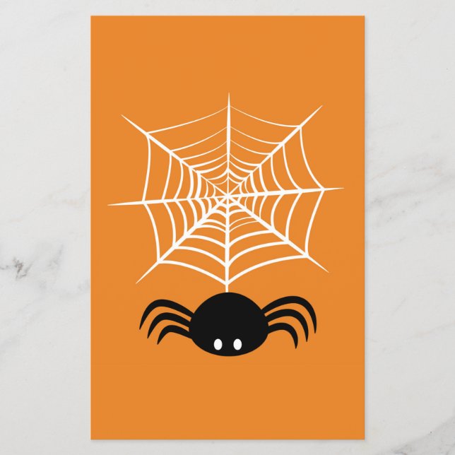 Flyer Telaraña de Halloween  (Frente)