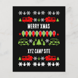 Flyer Temporada feliz de Navidades de Caravana