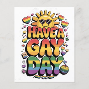 Flyer Ten un Día Gay Mes del Orgullo LGBT