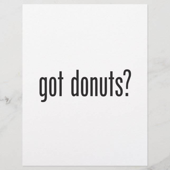 Flyer tengo donuts (Frente)