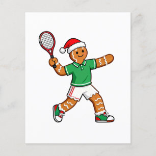 Flyer Tenis de Jengibre Navidad 2026 Fiestas Deportes